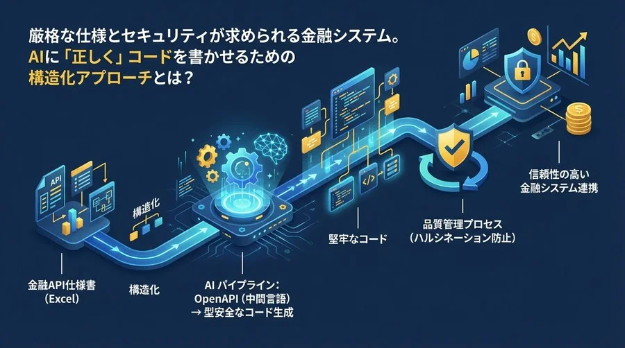 金融API仕様書から堅牢なコードを自動生成する構造化AIパイプラインの設計