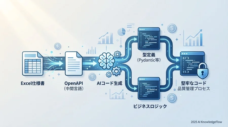生成パイプラインの設計：仕様から実装への変換プロセス - Section Image