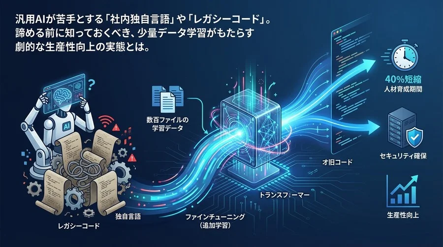 独自言語こそAIに学ばせろ：汎用モデルが失敗する理由とファインチューニングの費用対効果