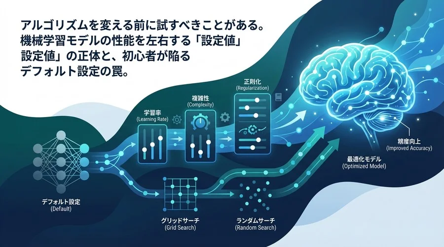 機械学習モデルが劇的に賢くなる「ハイパーパラメータチューニング」入門：アルゴリズムを変える前に試すべき3つの調整