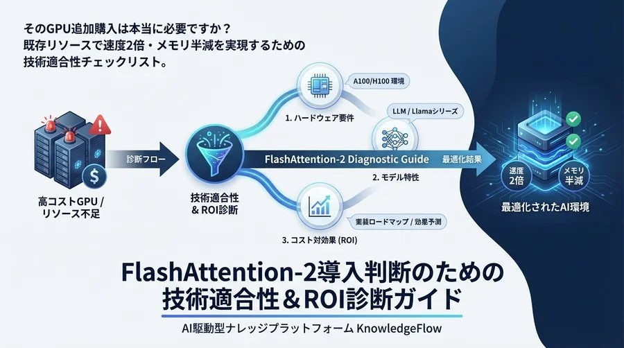 FlashAttention-2導入判断のための技術適合性＆ROI診断ガイド