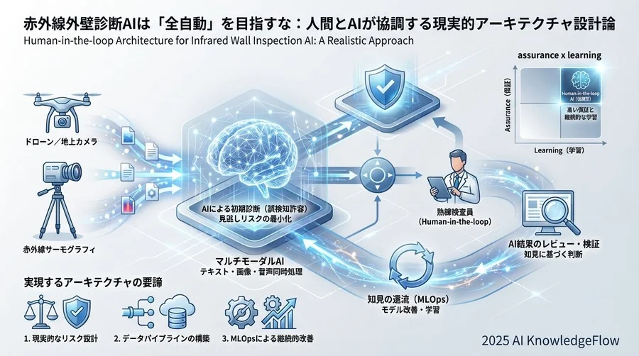 システム全体アーキテクチャ：撮影から報告書作成までのデータフロー - Section Image