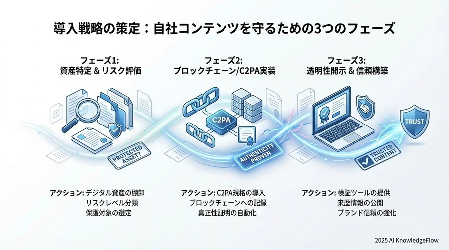 導入戦略の策定：自社コンテンツを守るための3つのフェーズ - Section Image 3