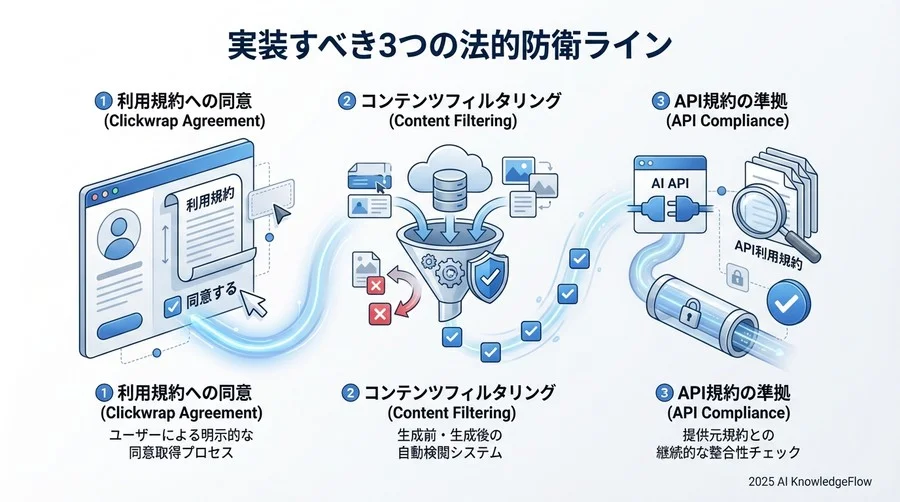 トラブルを未然に防ぐ：実装すべき3つの法的防衛ライン - Section Image 3