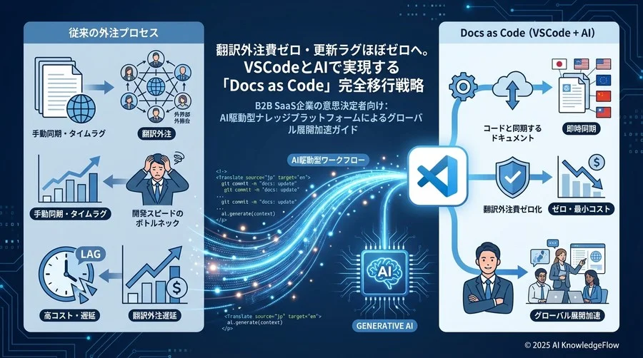 ベストプラクティスの中核概念：「Docs as Code」とAIの融合 - Section Image