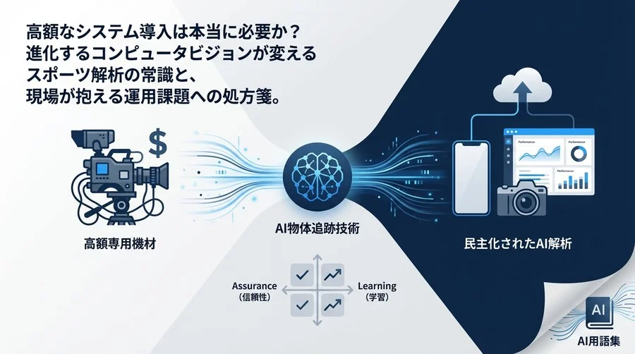 高額な専用カメラはもう要らない？スポーツAI解析の「民主化」と現場が選ぶべき現実解【2025年版】