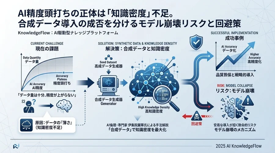 Q1: 「知識密度（Knowledge Density）」とは何か？ 合成データが果たす真の役割 - Section Image