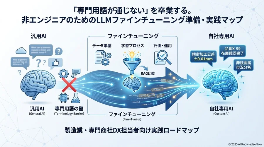 なぜ、あなたの会社のAIは「専門用語」を理解できないのか - Section Image