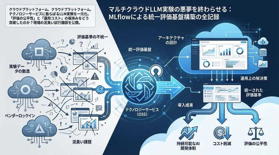 マルチクラウドLLM実験の悪夢を終わらせる：MLflowによる統一評価基盤構築の全記録