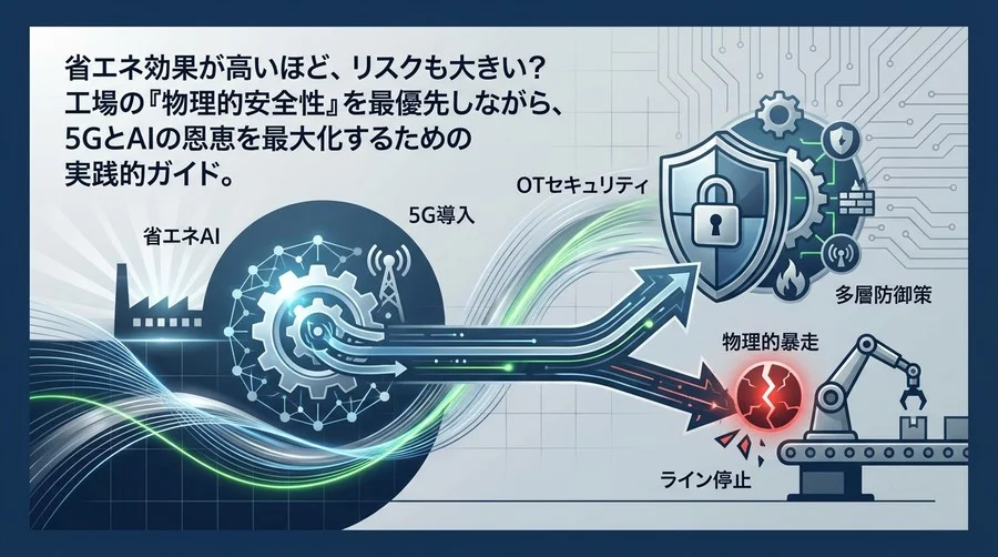 省エネAIが工場を止める日：5G導入現場で「物理的暴走」を防ぐOTセキュリティの新常識