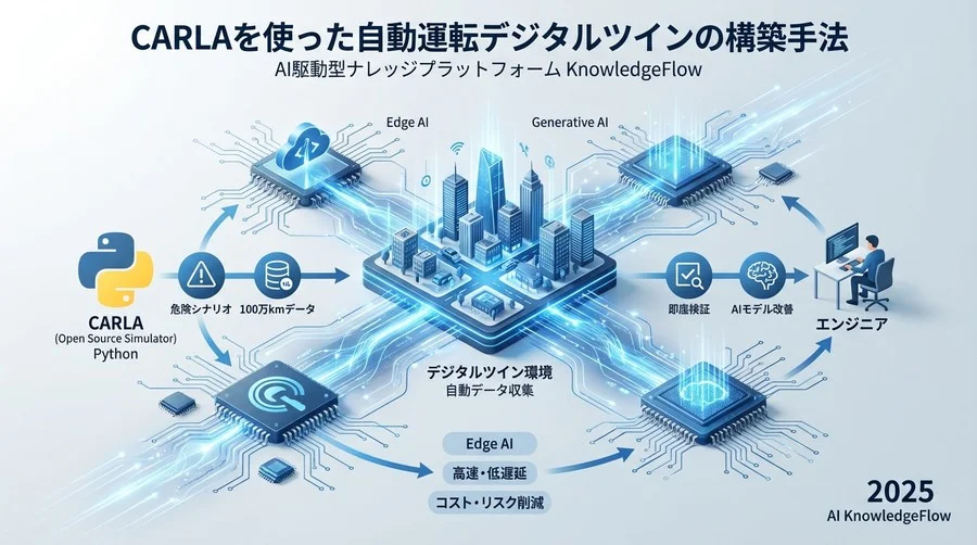 検証環境のセットアップ：CARLAとPython APIの連携 - Section Image