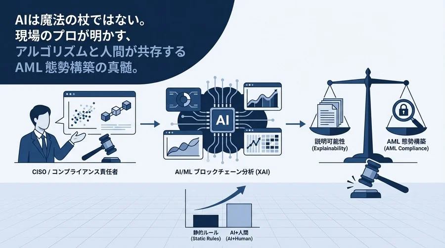 ブロックチェーン分析にAIは魔法の杖か？現場CISOが語るAML態勢構築の真髄と説明可能性の壁