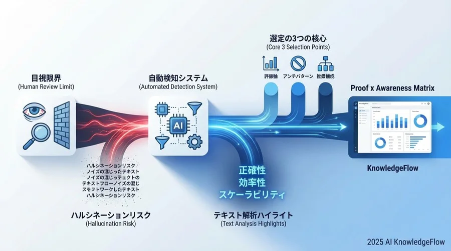 なぜ「人手だけ」のアノテーションではハルシネーションを防げないのか - Section Image