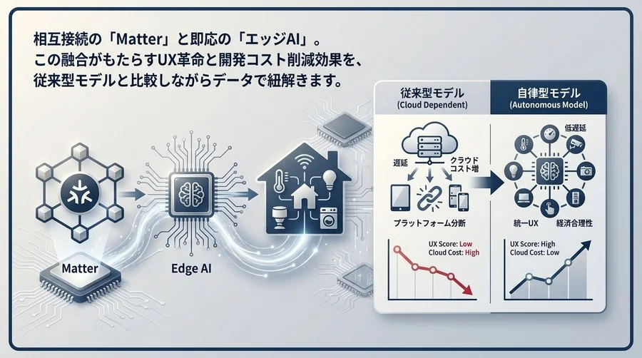 スマートホームOSの覇権争いを脱却せよ：MatterとエッジAIで実現する「自律型家電」の経済合理性