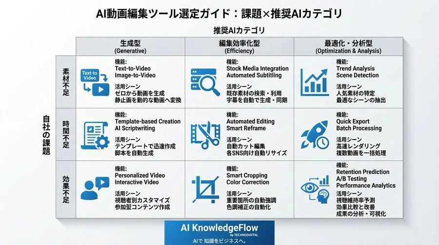 AI動画編集はツール選びで決まらない。非クリエイターが知るべき「仕組み」と成果直結の用語集 - Conclusion Image
