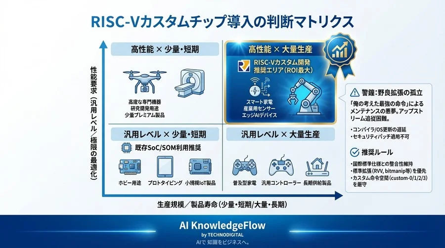 Arm一強に挑むRISC-V開発戦略：AI推論エンジンのカスタム実装と実測検証 - Conclusion Image