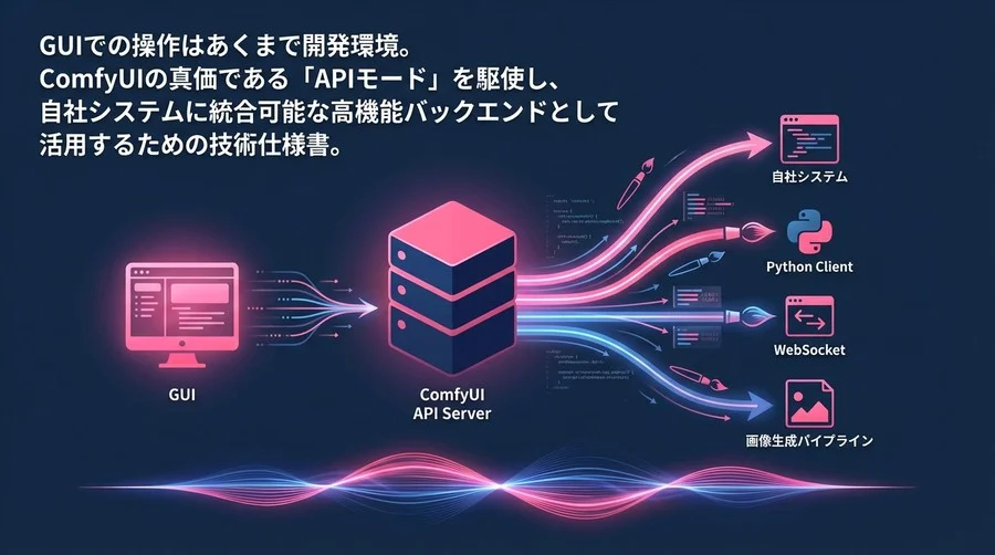 ComfyUIをヘッドレスAPIサーバーとして実装する：Pythonによる画像生成パイプライン構築の技術仕様書