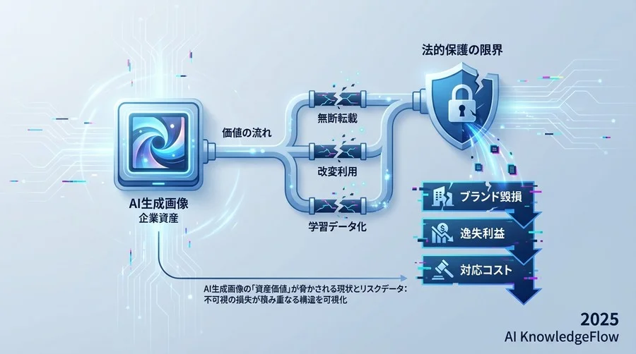 AI生成画像の「資産価値」が脅かされる現状とリスクデータ - Section Image