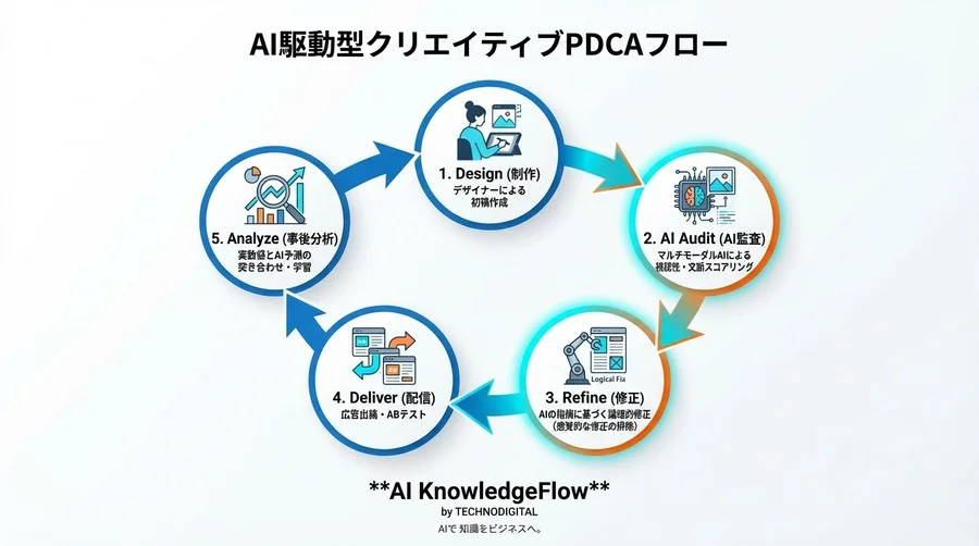 感覚的な「バナー修正指示」からの脱却：マルチモーダルAIを用いたクリエイティブ分析とCTR改善の論理的アプローチ - Conclusion Image