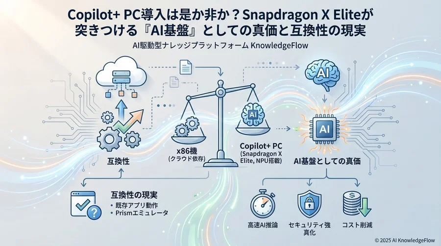 PC選定の基準が変わった：CPU性能から「AI推論能力」へ - Section Image