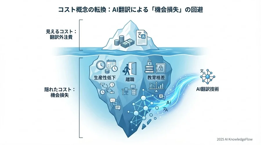 4. コスト概念の転換：翻訳費削減より「機会損失」の回避 - Section Image 3