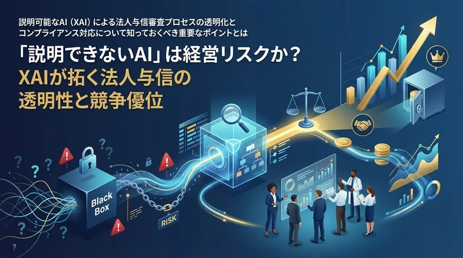 「説明できないAI」は経営リスクか？XAIが拓く法人与信の透明性と競争優位