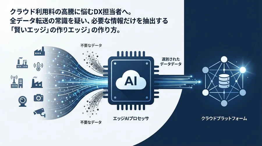 帯域90%削減：エッジAIによる「データ選別」がIoTコストを劇的に下げる理由