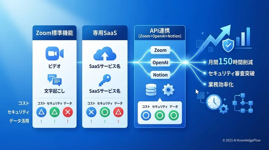 2. ツール選定の分かれ道：専用SaaSか、API連携か - Section Image