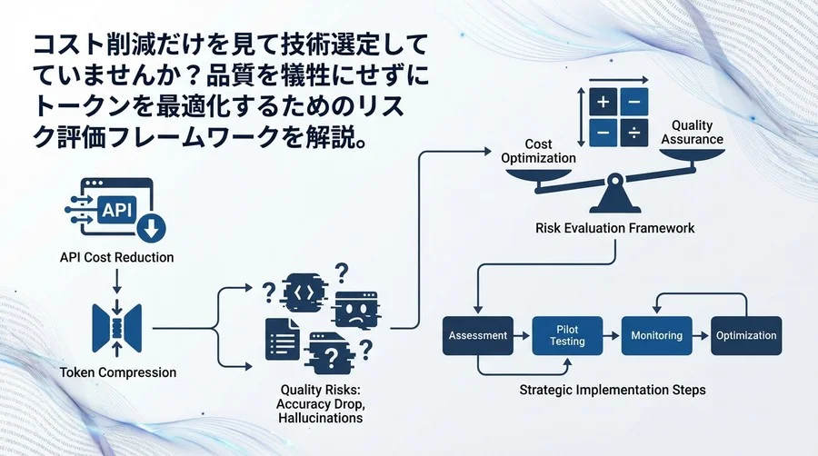 APIコスト削減の死角：トークン圧縮が招く品質リスクと適正評価フレームワーク
