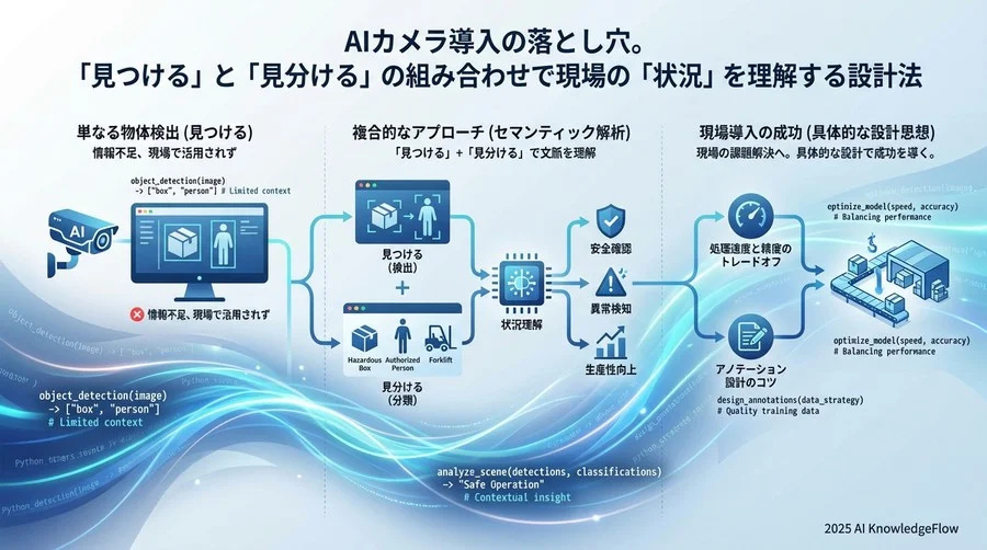 ヒント1：役割を分担させる。「広域捜索」と「詳細鑑定」のコンビネーション - Section Image