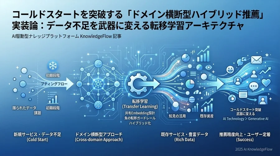 なぜ「ドメイン横断（Cross-domain）」が推薦精度の壁を突破するのか - Section Image