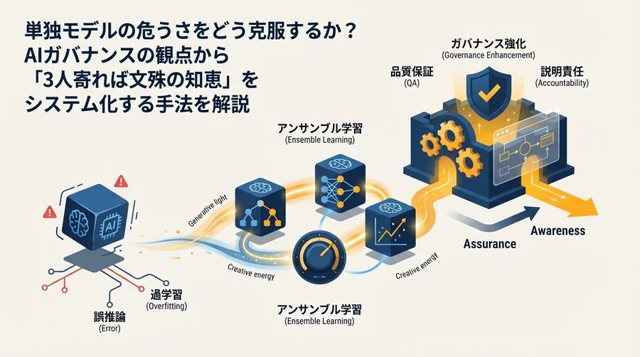 AIの誤判断を防ぐ「合議制」アルゴリズム：アンサンブル学習が叶える品質保証とガバナンス強化