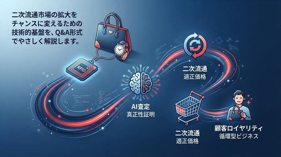 二次流通の「価値」をどう守るか？RFIDとAI査定が変えるブランドの未来戦略