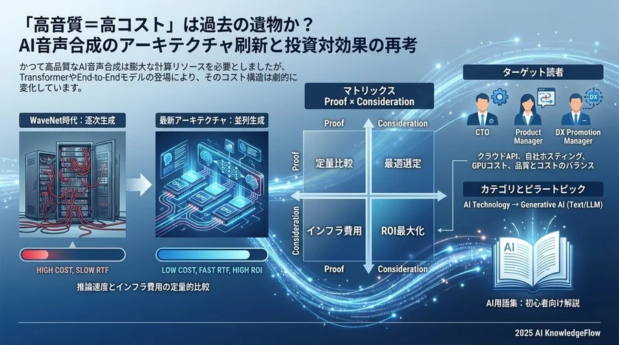 運用コスト（OPEX）の徹底分解：推論効率とスケーラビリティ - Section Image