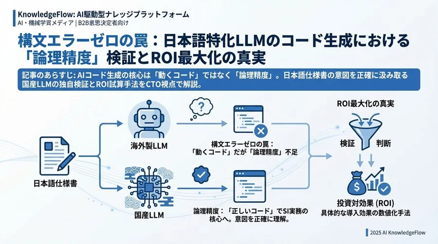 ROIを最大化する「論理整合性スコア」の測定と運用 - Section Image 3