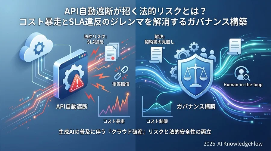 APIコスト制御と「意図しないサービス停止」の法的境界線 - Section Image