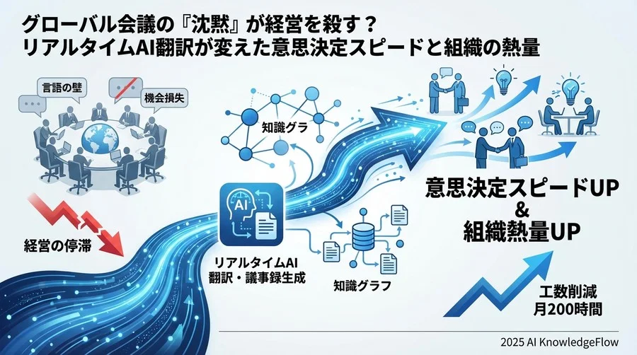 「通訳待ち」と「確認待ち」が奪う莫大な隠れコスト - Section Image