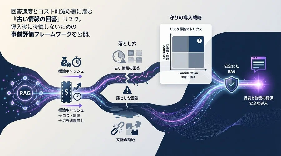 RAG推論キャッシュの落とし穴：回答品質と鮮度リスクを評価する「守り」の導入戦略