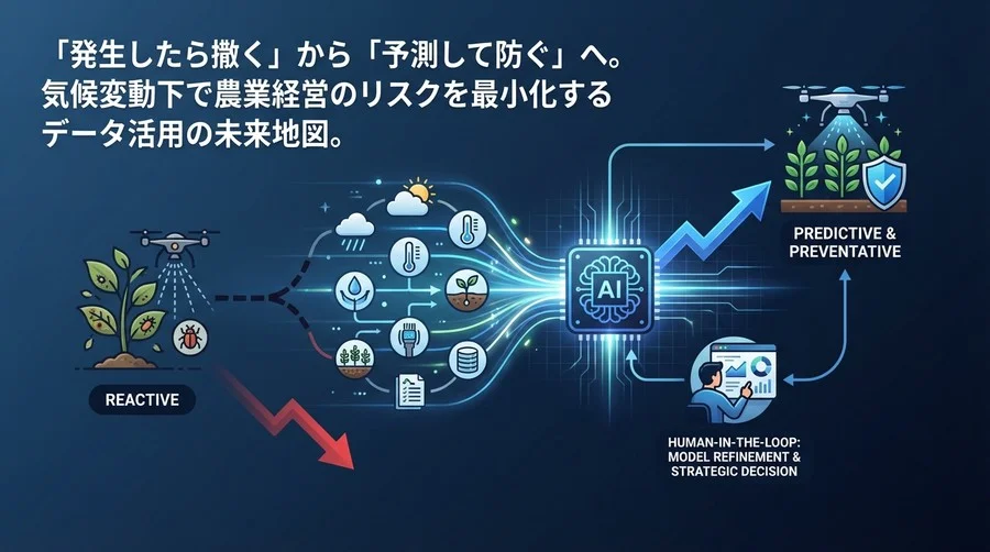 「例年通り」が通用しない時代の病害虫予兆検知とAI経営判断