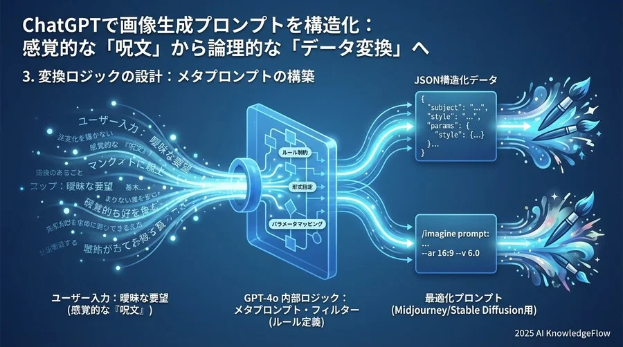 3. 変換ロジックの設計：メタプロンプトの構築 - Section Image