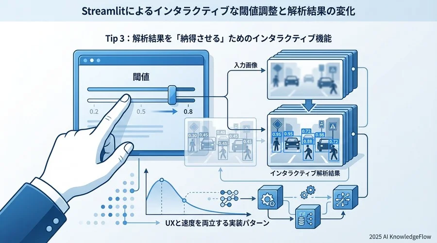 Tip 3：解析結果を「納得させる」ためのインタラクティブ機能 - Section Image