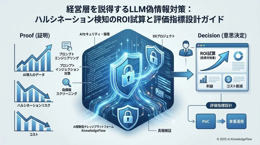 ビジネス成功指標：ROIとリスク回避額の算出ロジック - Section Image