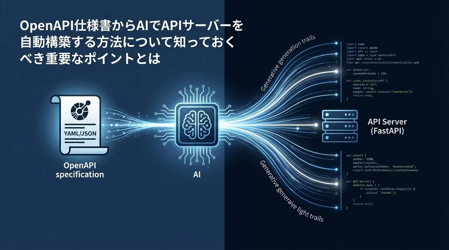 OpenAPI×AIで爆速構築！仕様書からサーバーを一瞬で生成する次世代開発フロー【スキーマ駆動入門】