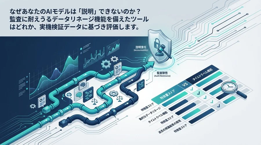 AIモデルの説明責任を果たせるか？監査耐性で選ぶ特徴量ストア比較とリネージ実装の要点