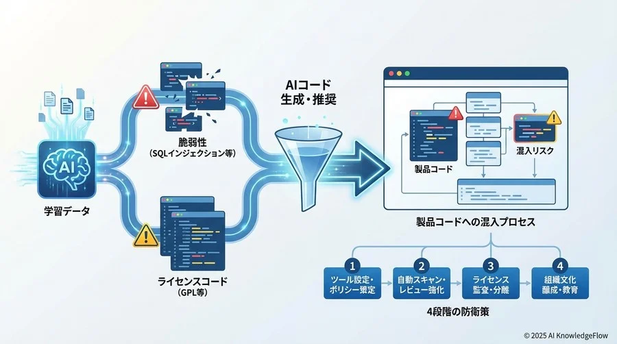 【セキュリティ・法的リスク】脆弱性の混入とライセンス汚染 - Section Image