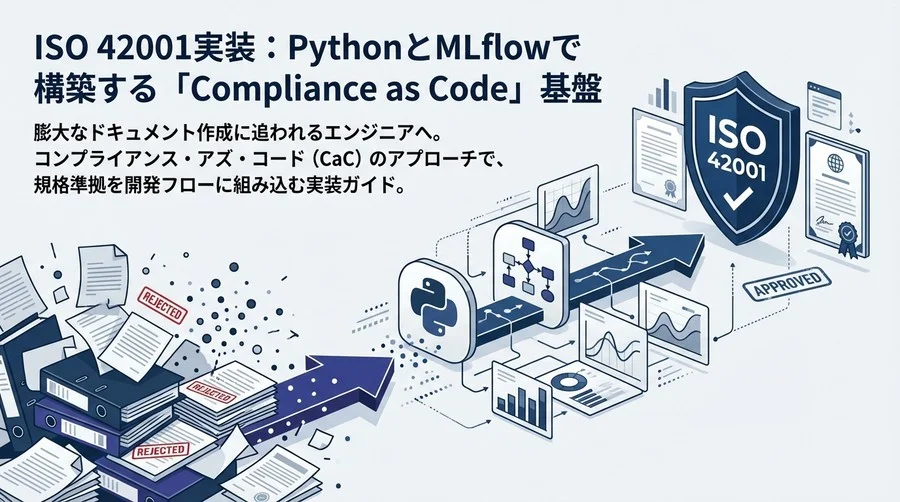 ISO 42001実装：PythonとMLflowで構築する「Compliance as Code」基盤