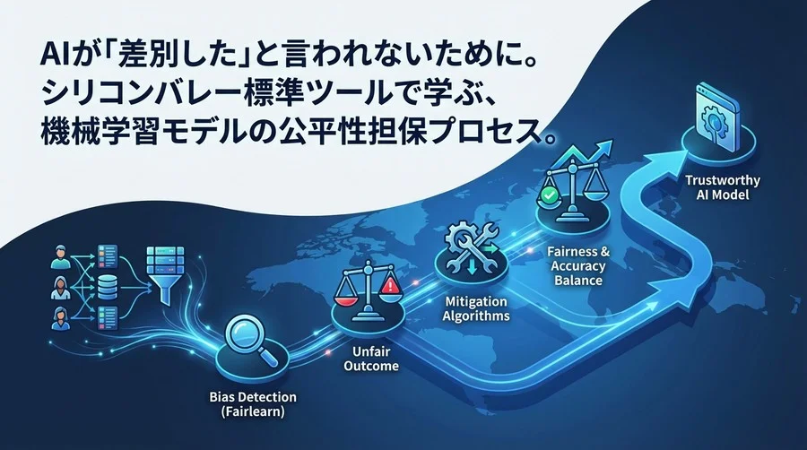 AIが「差別した」と言われないために。シリコンバレー標準ツールで学ぶ公平性担保の実装プロセス