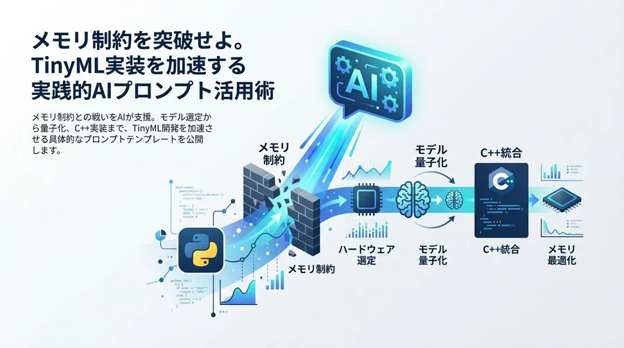 メモリ制約を突破せよ。TinyML実装を加速する実践的AIプロンプト活用術