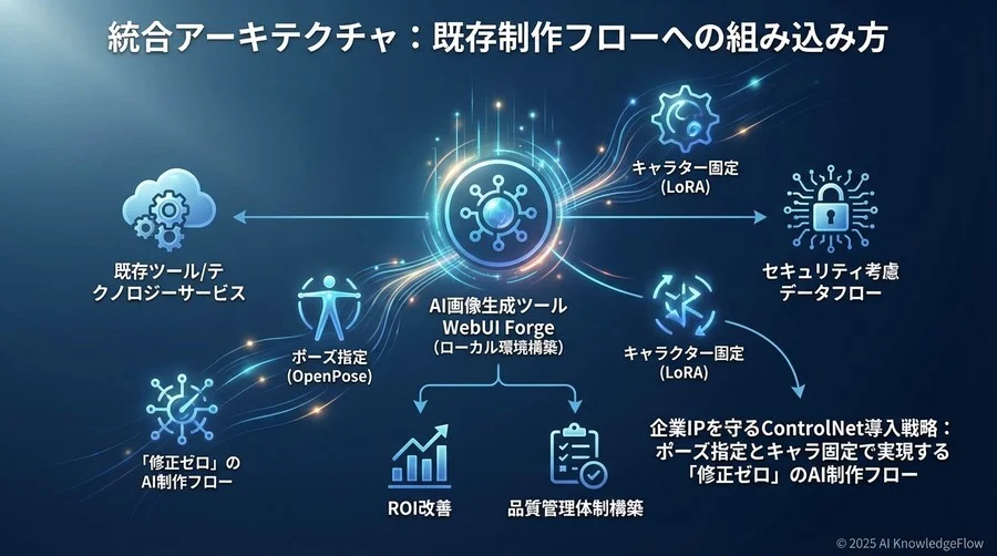 統合アーキテクチャ：既存制作フローへの組み込み方 - Section Image
