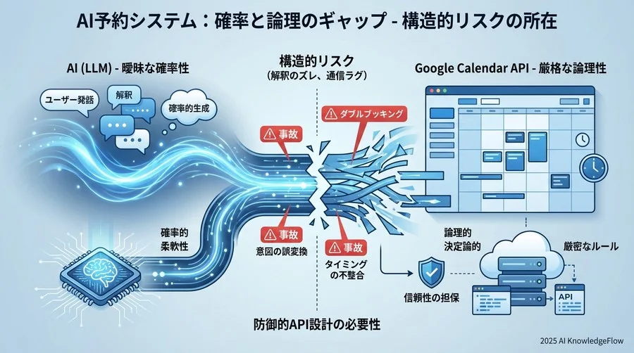 なぜAI予約システムは「事故」を起こすのか：構造的リスクの所在 - Section Image